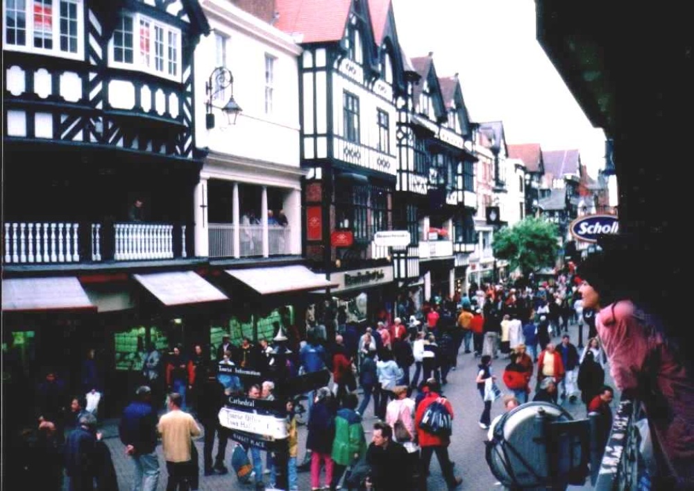 East Gate Street in Chester, Cheshire