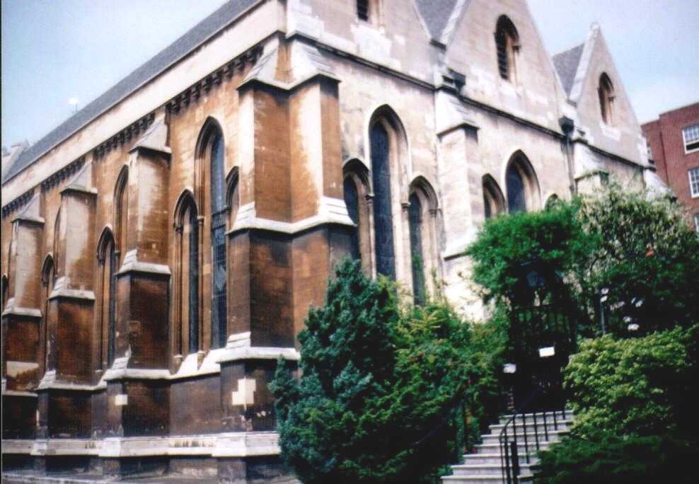 London - Temple, Old Church, May 1998