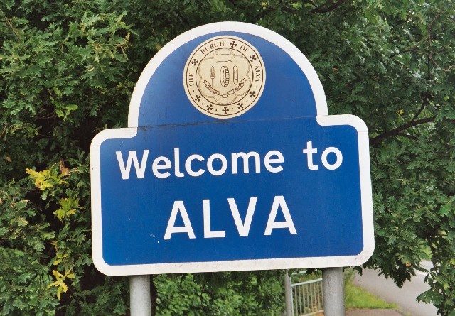 Approaching Alva, Clackmannanshire, Scotland