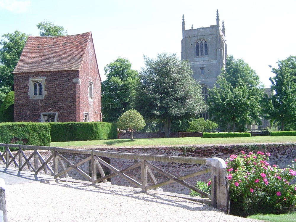 View from Tattershall Castle towards the Church, Tattershall, Lincolnshire