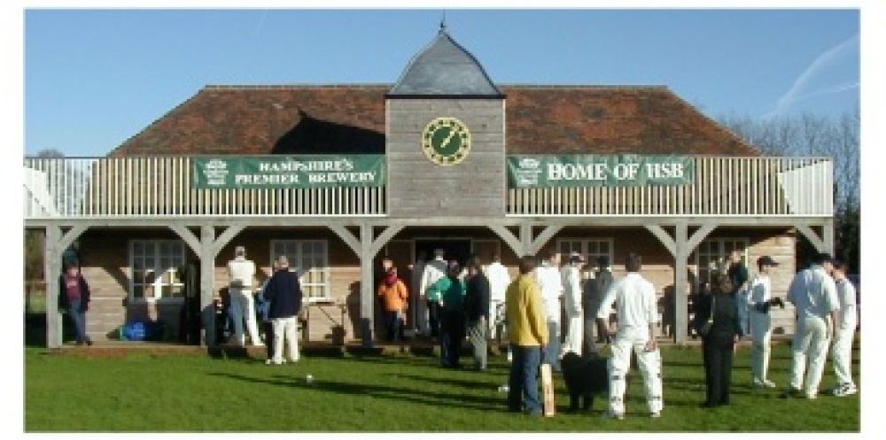 New Pavilion at Broadhalpenny Down Cricket Ground in Hambledon, Hampshire