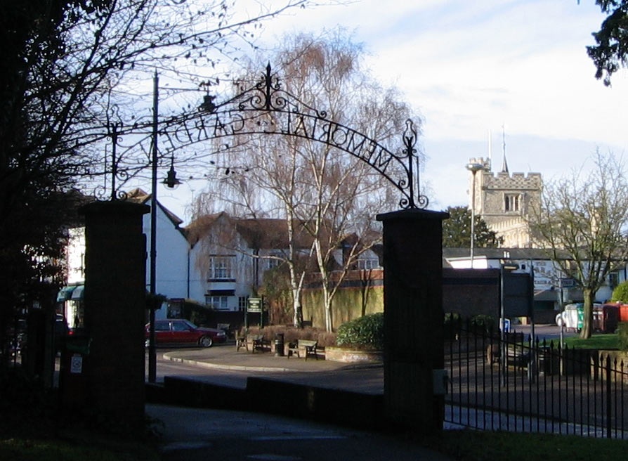 Memorial Gardens and Church, Tring, Hertfordshire