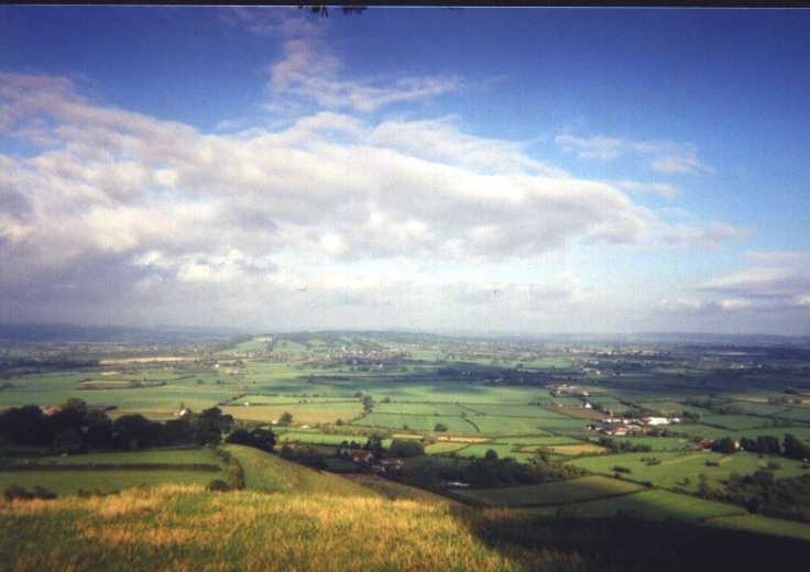 View from the Glastonbury Tor