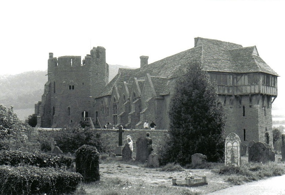 A view of Stokesay Castle, Shropshire