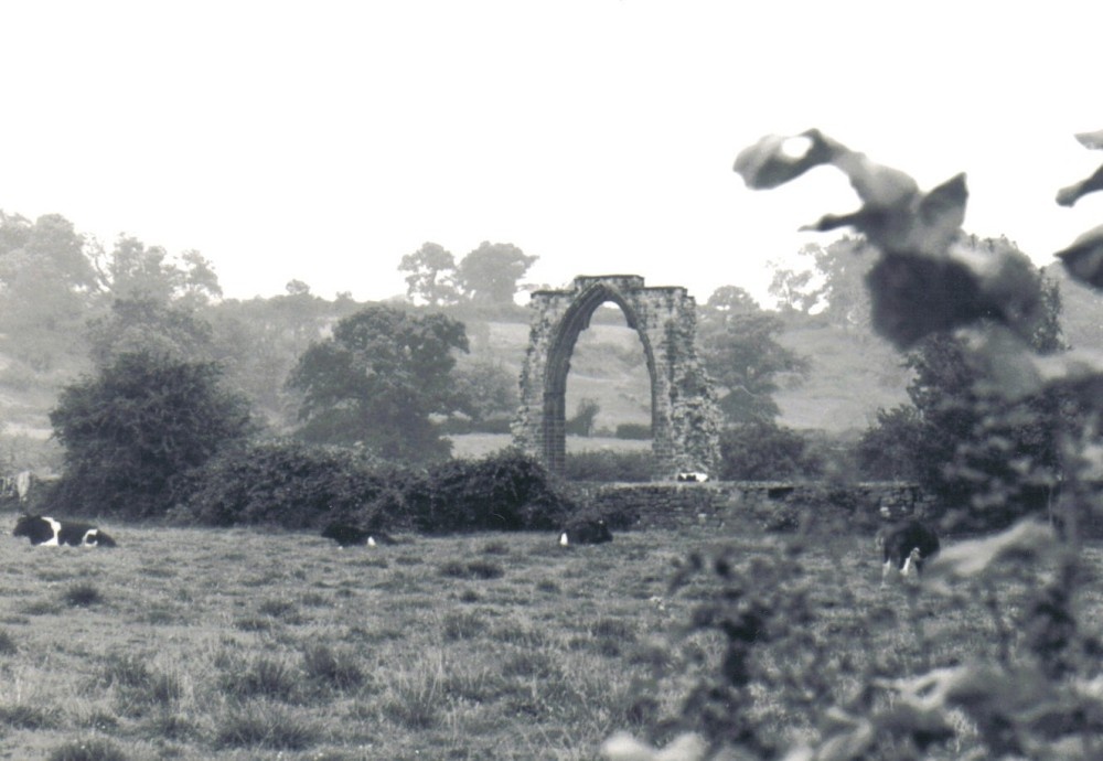 The remains of the Abbey, Dale Abbey Village, near Ilkeston, Derbyshire