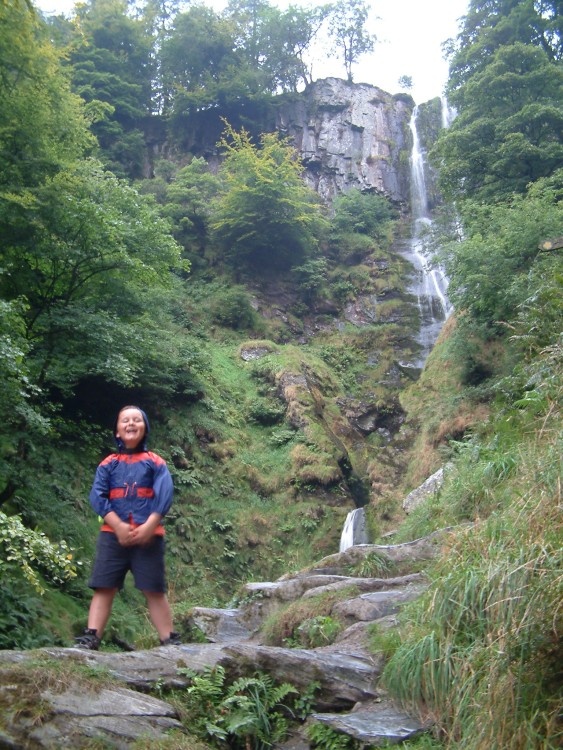 The water fall at Tan-Y-Pistyll
