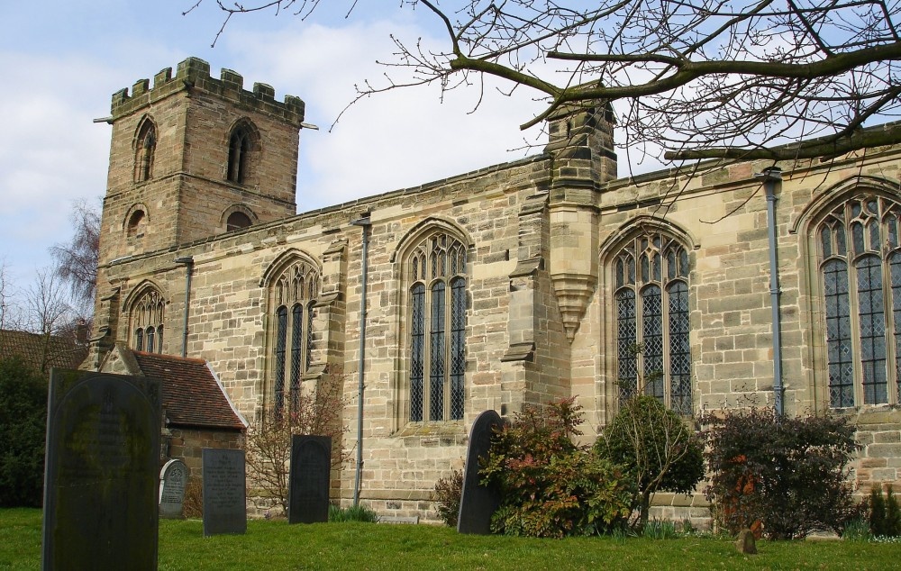 The Parish Church at Lambley, a village North-East of Nottingham