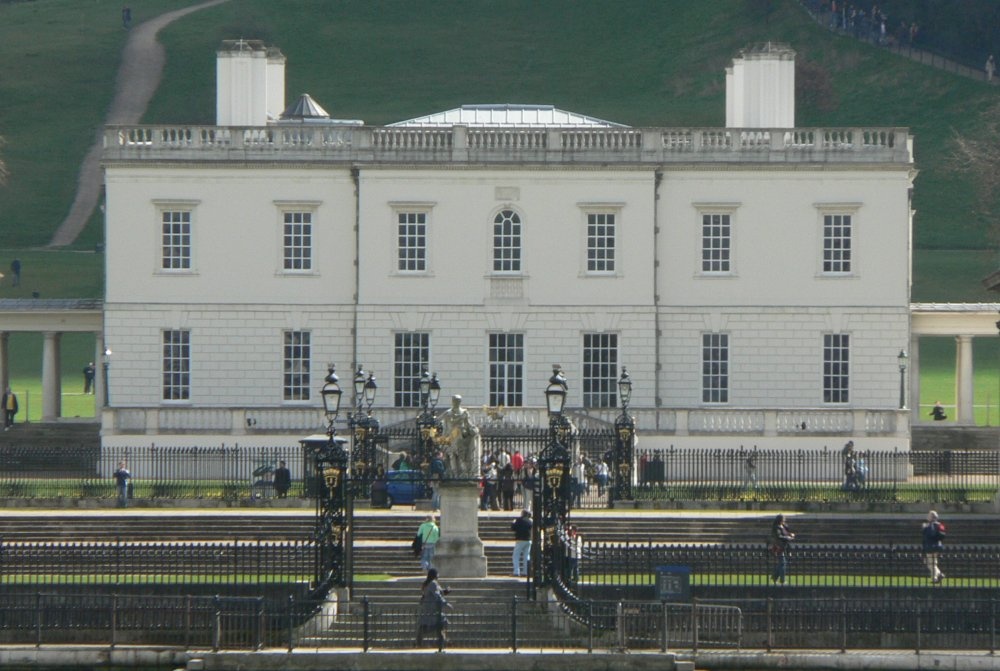 The Queen's House, Greenwich, from The Isle of Dogs