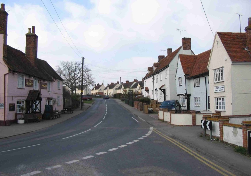 "The Street, White Notley, Essex" by James Hodges at