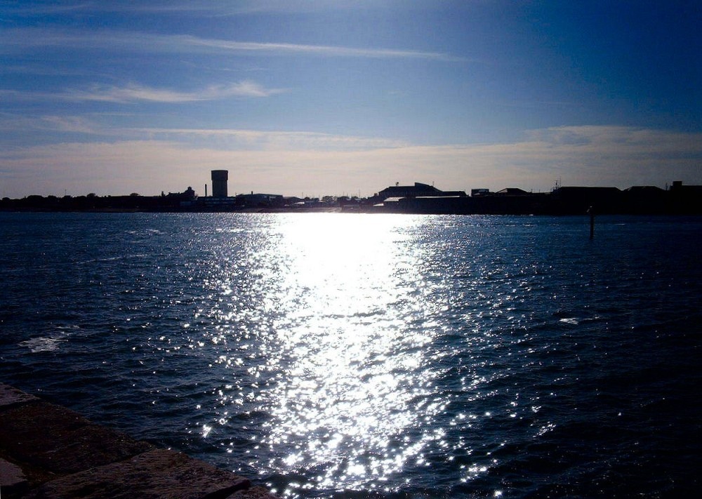 The view across Portsmouth Harbour towards Gosport. -  - Taken:  5th May 2006
