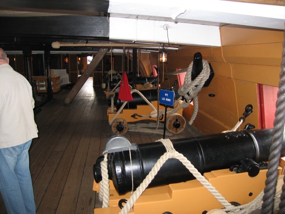 On board HMS Victory