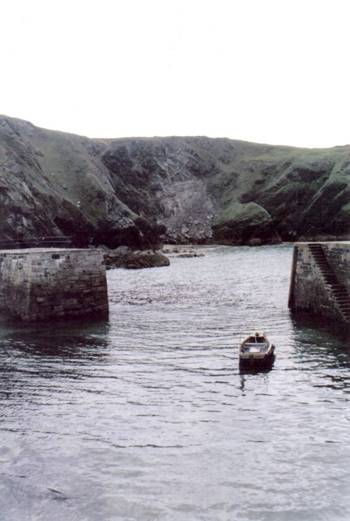 Mullion Cove. Not far from Lizard Point. Cornwall 1997