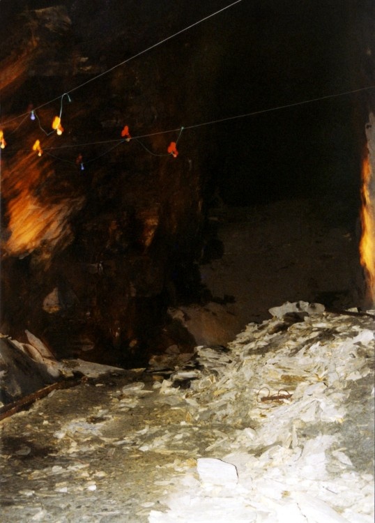 Llechwedd Slate Caverns, Near Blaenau Ffestiniog. North Wales. Feb 2003