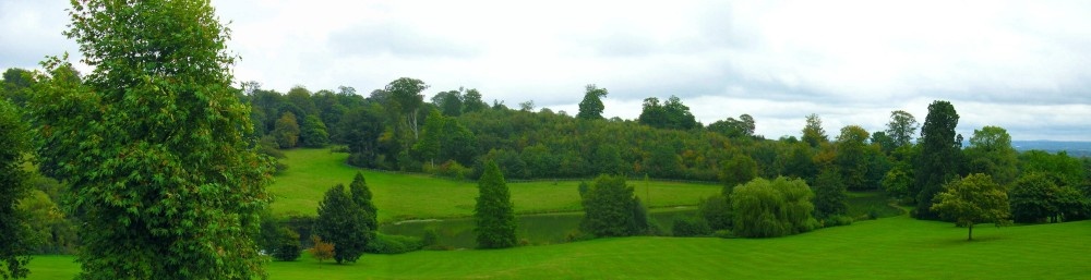 Panoramic view from Chartwell House - Home of Sir Winston Churchill - Kent