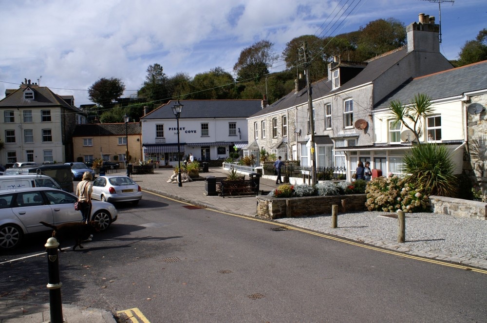 Pentewan village, St Austell. Cornwall. Sept 2006.