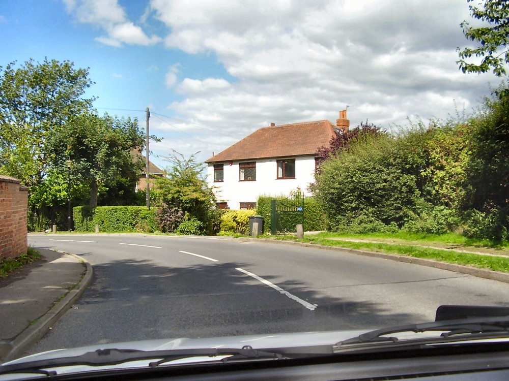 church lane, Cossall, Nottinghamshire.