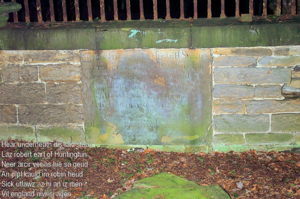 Robin Hood's Grave, Hartshead, West Yorkshire.