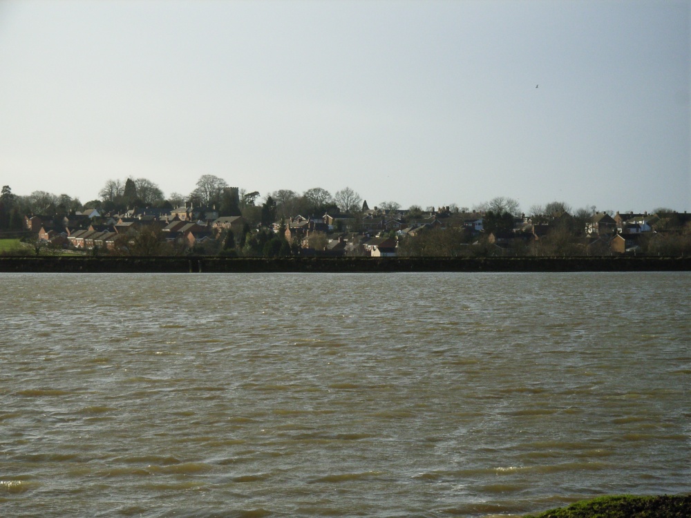 Welford village from across the reservoir