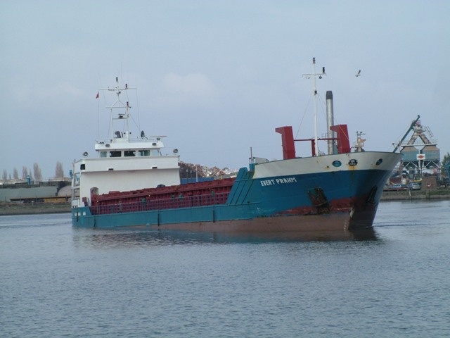 Merchant Ship Evert Prahm, Kings Lynn Docks, Kings Lynn, Norfolk