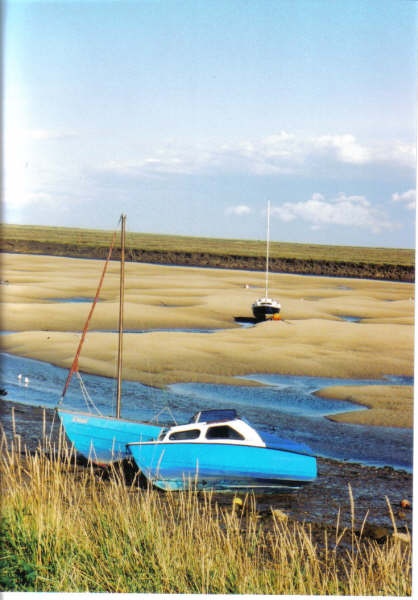 Low tide in Wells-next-the-Sea in Norfolk.