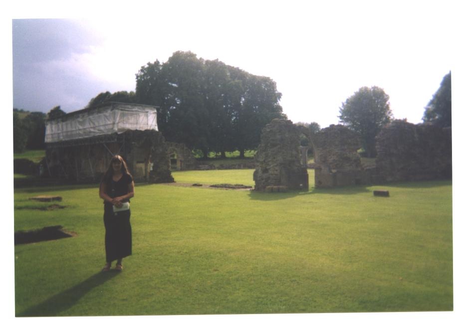 Hailes Abbey, Gloucestershire, remains of Chapter House and Cloister wall.