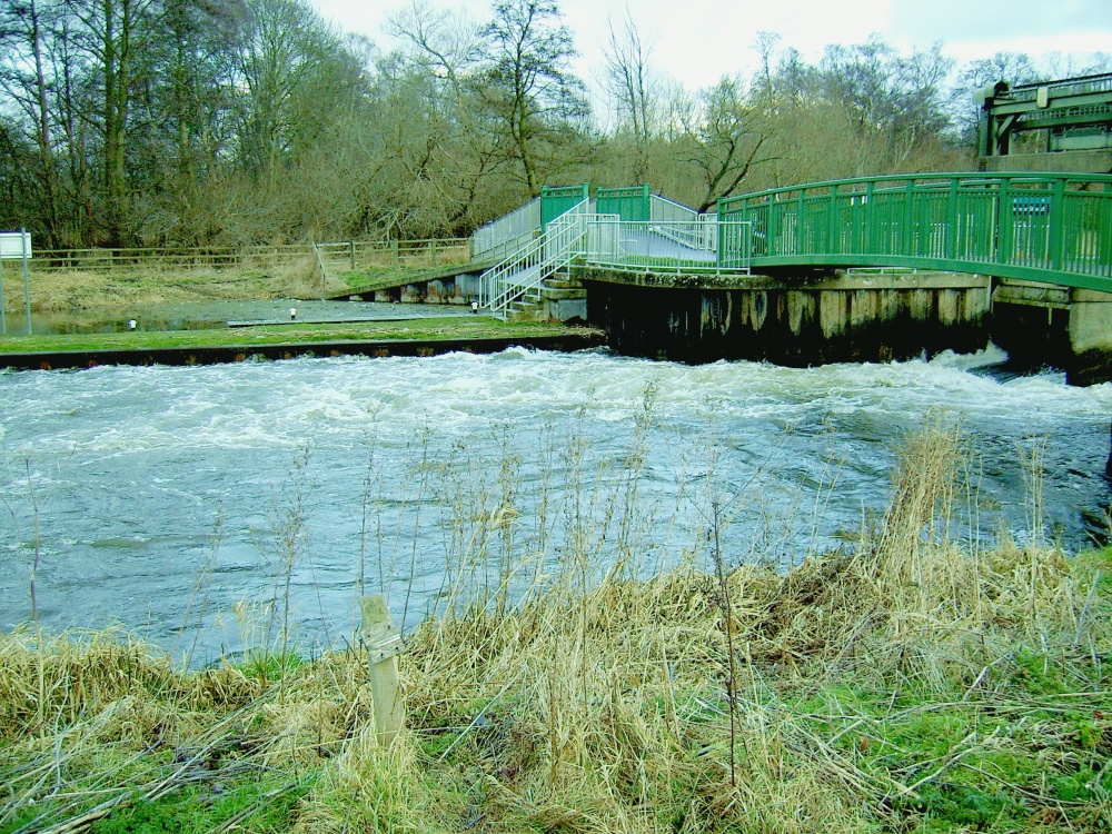 River Ouse, Staunch Lock, Brandon, Suffolk