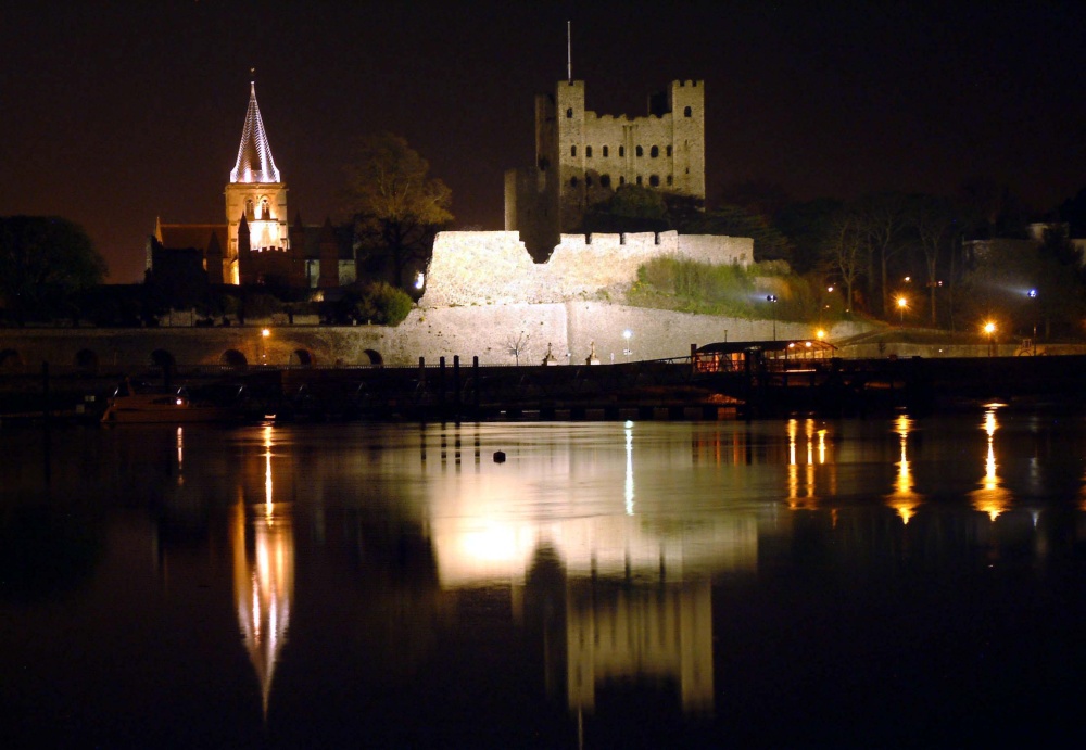 Rochester Castle and Cathedral, Rochester, Kent