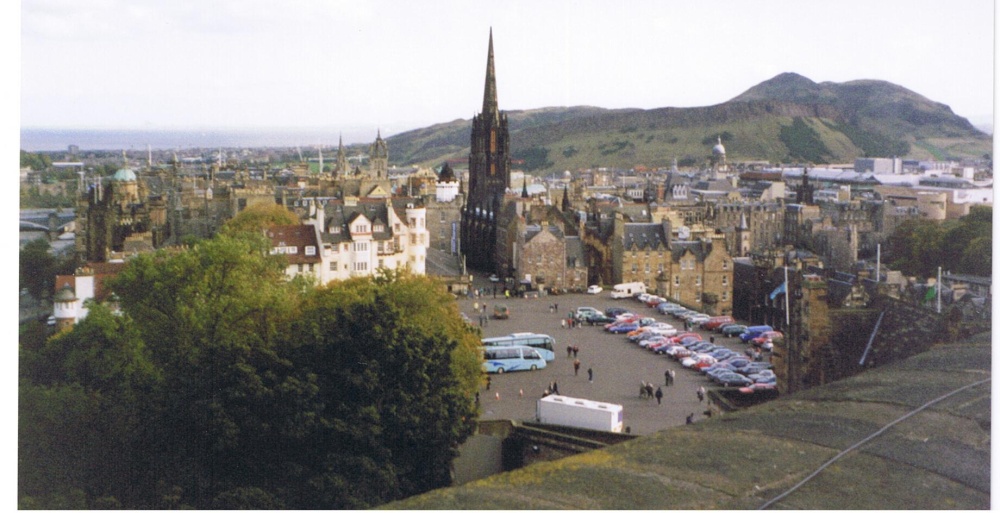 The Royal Mile from Edinburgh Castle, Scotland