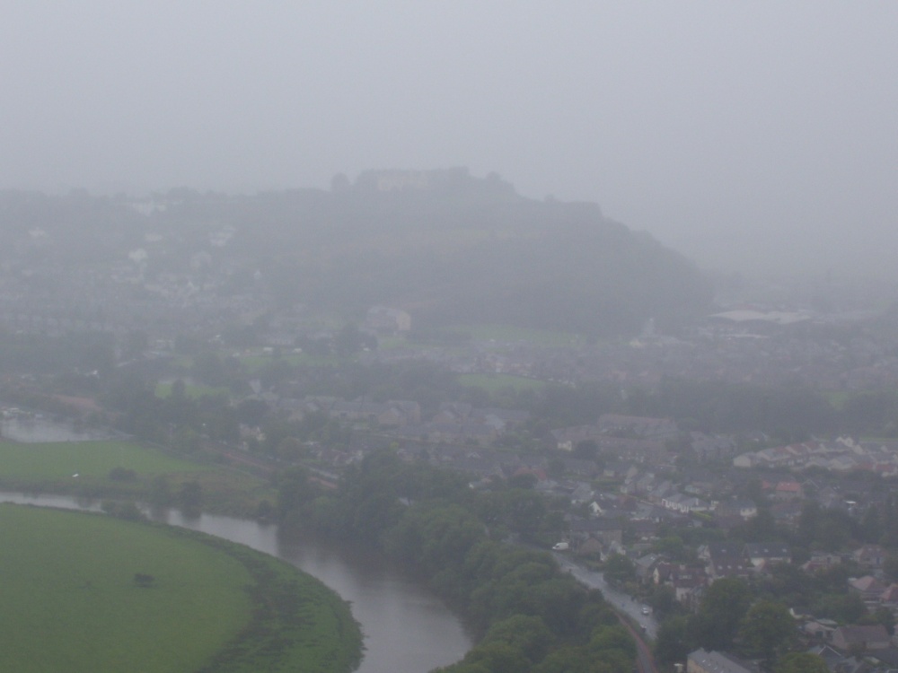 view from the National Wallace Monument, Stirling, Scotland