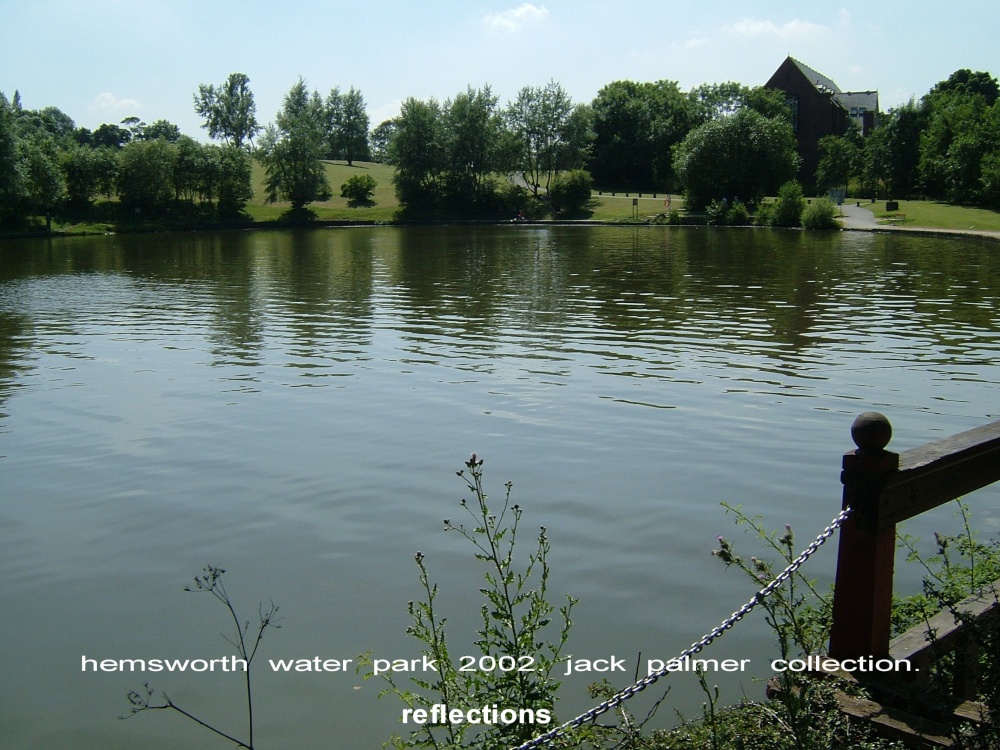 "Fishing lake at Hemsworth Water Park, West Yorkshire 2002" by Jack