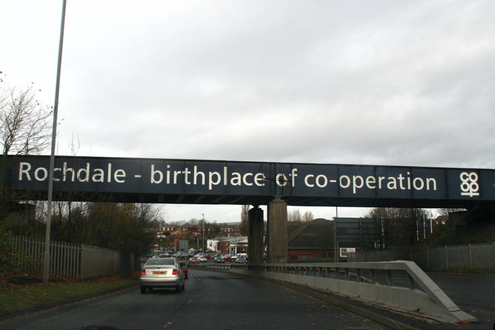 "coop bridge, Rochdale, Greater Manchester" by Frank Smith at