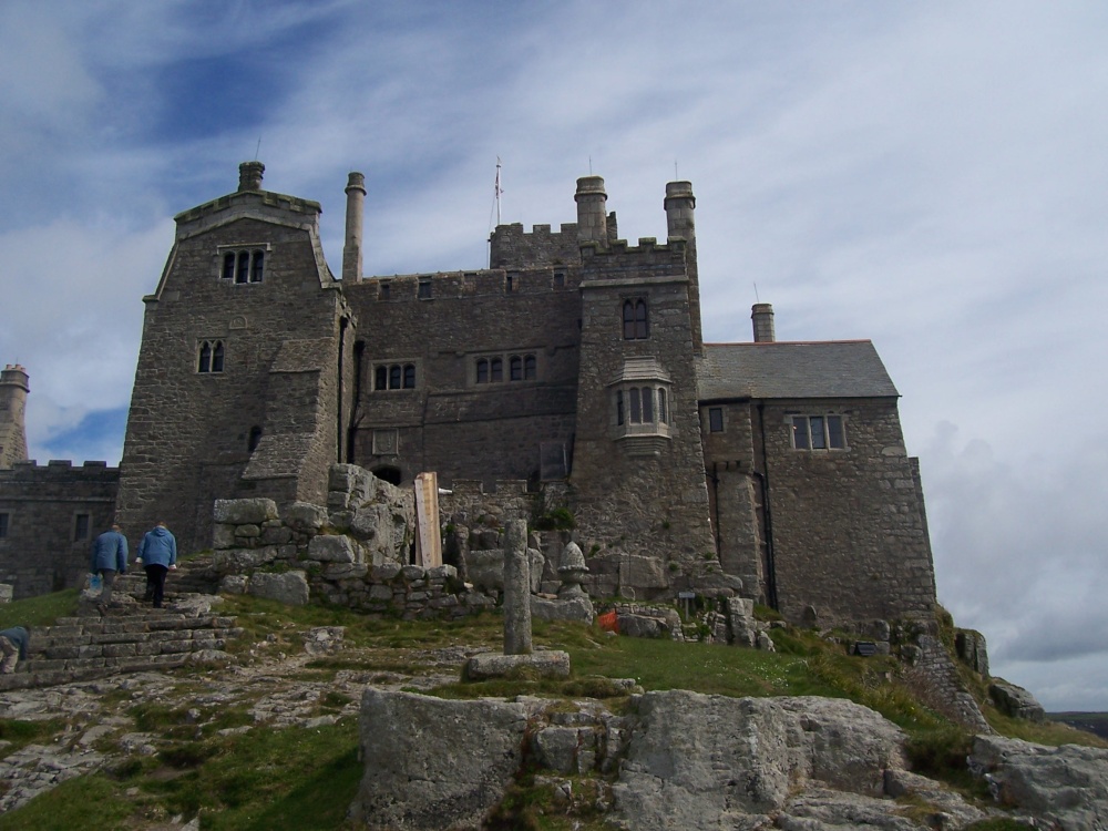 The castle at the summit of St. Michael's Mount