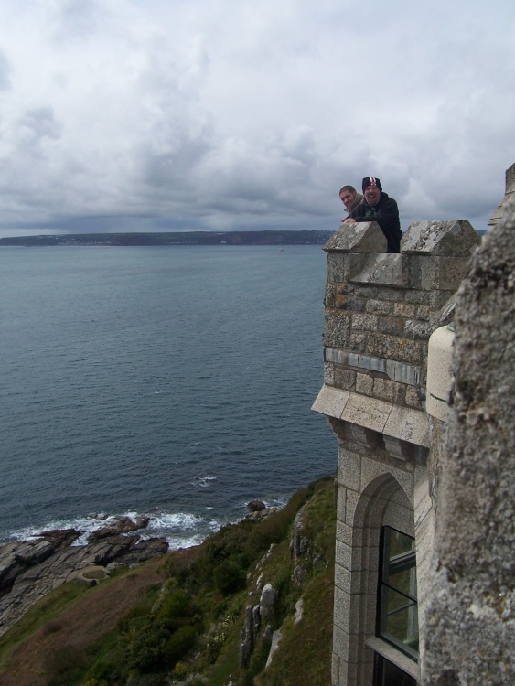 View from the castle at the summit of St. Michael's Mount