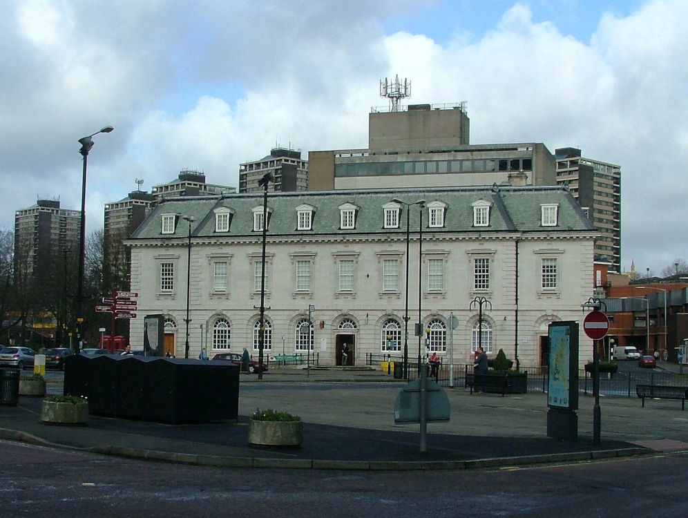 The general post office in Rochdale, Greater Manchester
