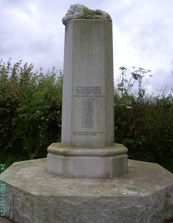 War Memorial, West Somerton, Norfolk