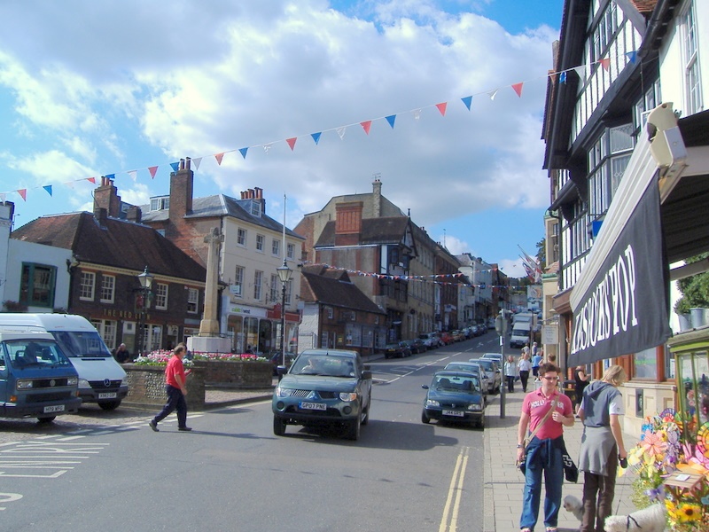In the heart of the town of Arundel, West Sussex