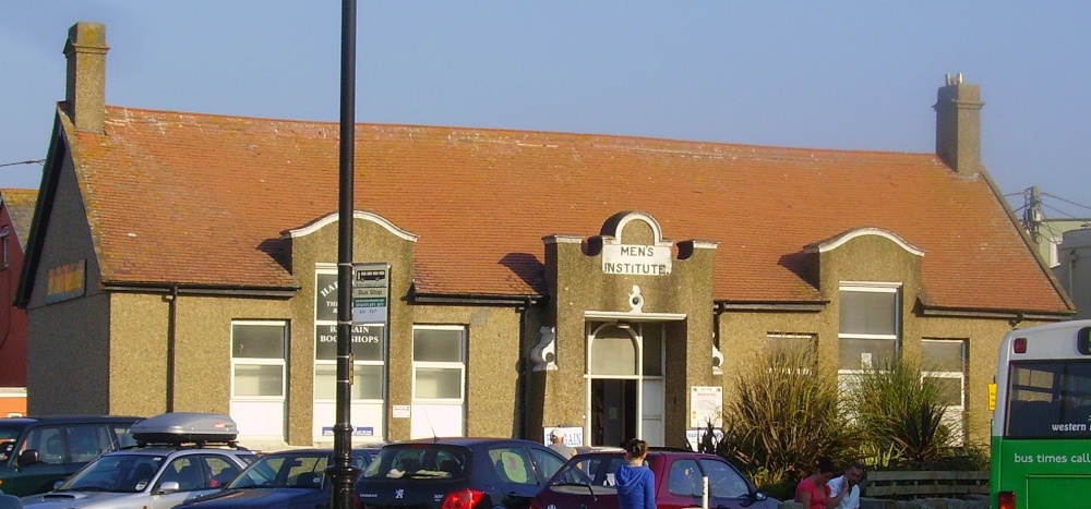 Mens institute, Perranporth, Cornwall