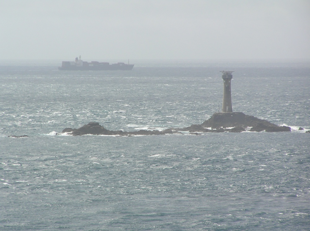 Longships Lighthouse off Land's End, Cornwall