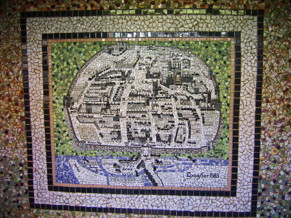 Fine Exeter mosaic