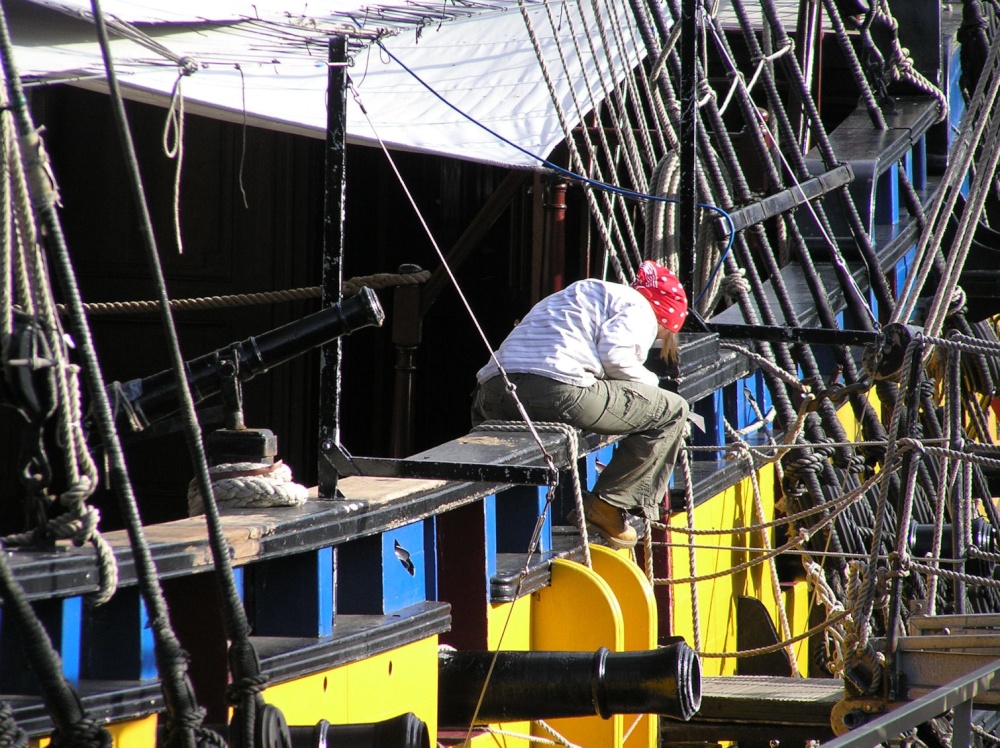 Working on the Grand Turk, Whitby