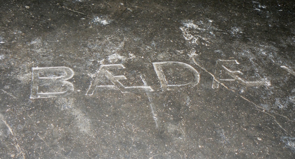 The Latin Inscription on Bede's Tomb