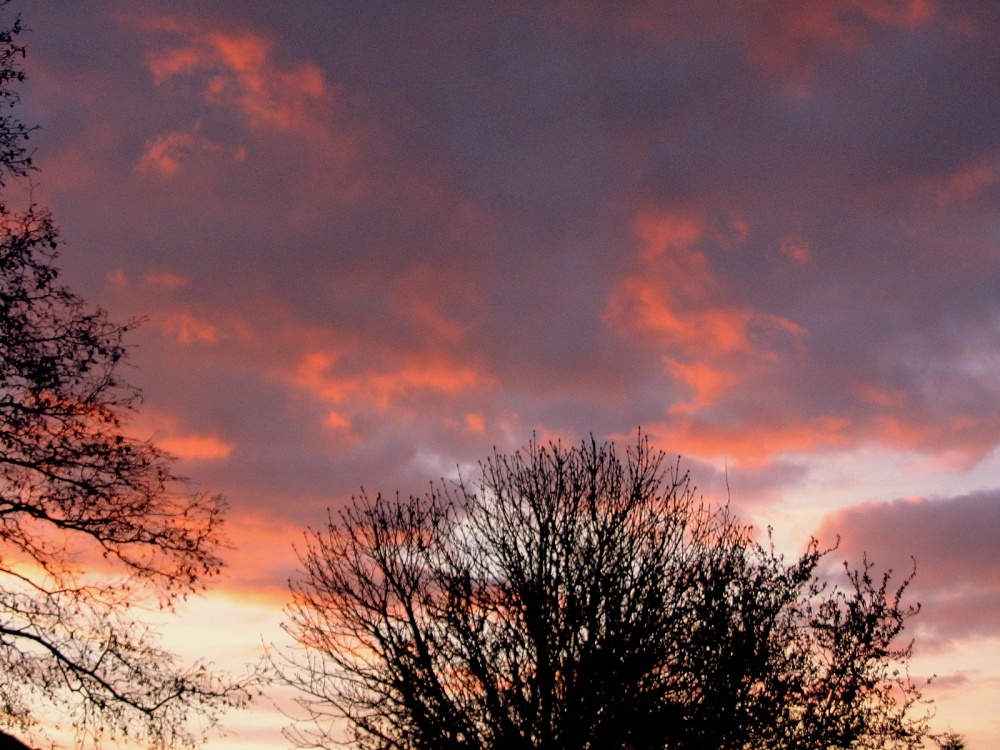The Sun Setting Over Cawston Feilds, Bilton, Warwickshire