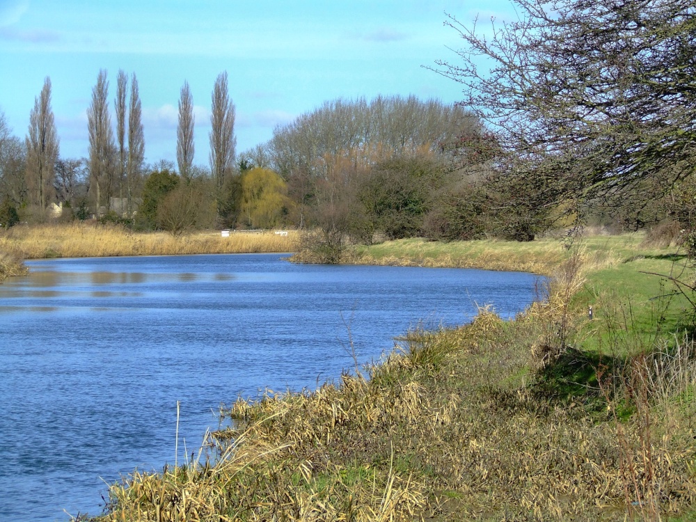 The river Nene at Sutton, Cambridgeshire