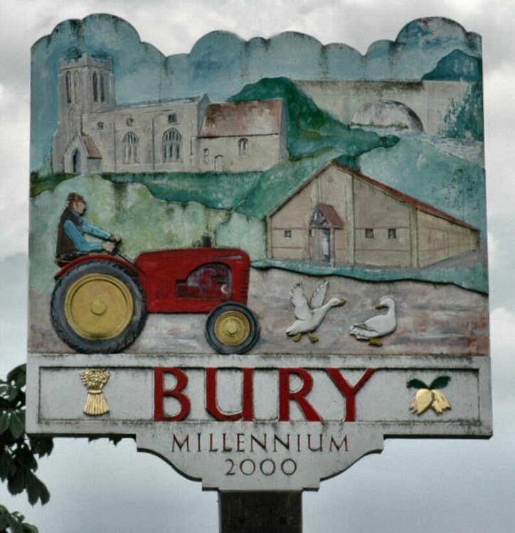 Bury Village Sign, Cambridgeshire