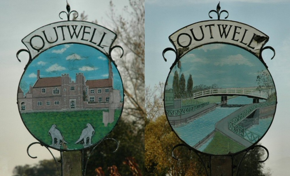 Outwell Village Sign, Norfolk