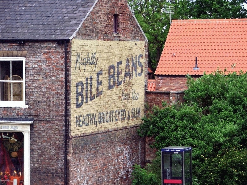 Bile Bean sign, famous!