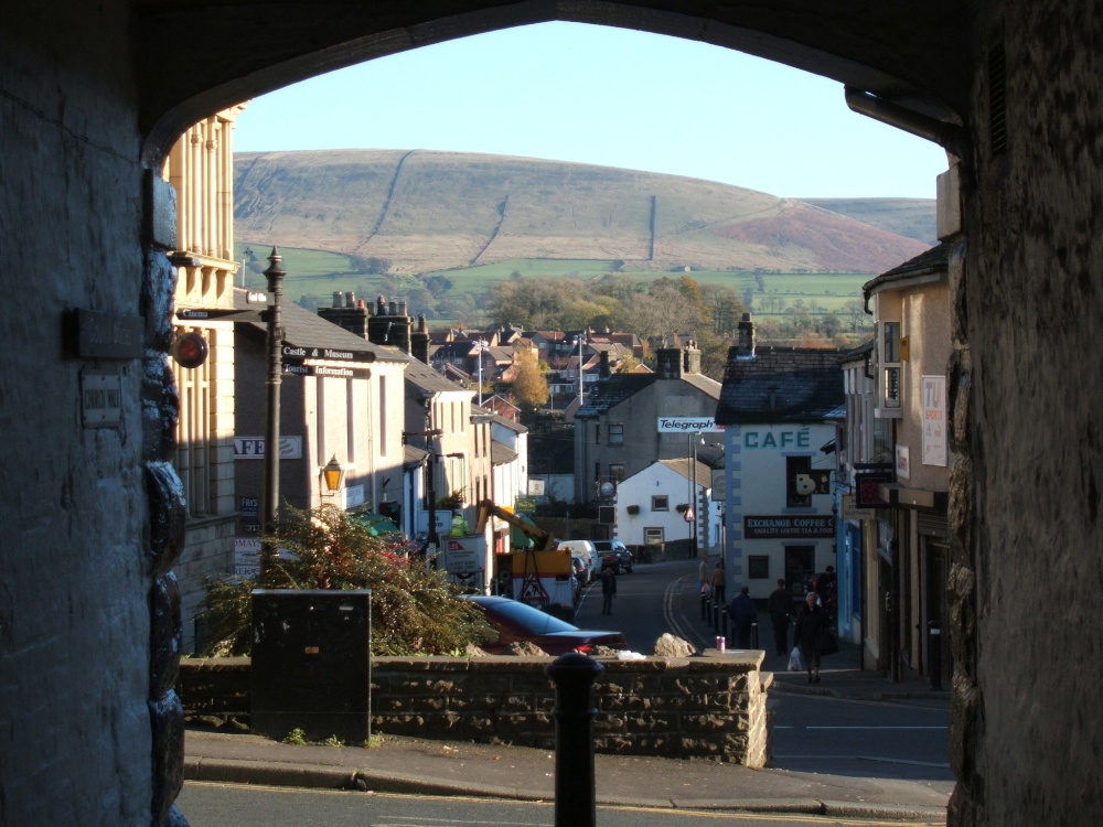 The Arch in the Centre of Clitheroe, Lancashire
