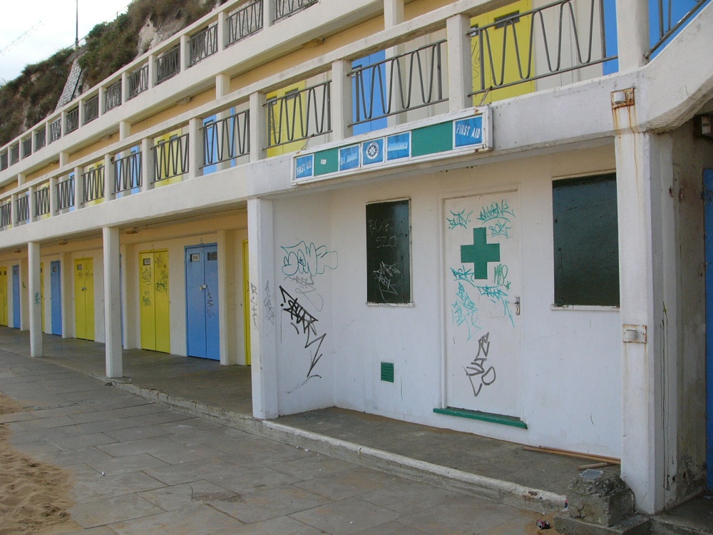 Beach changing rooms