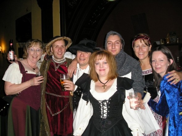 Revelers, Medieval Banquet, Coombe Abbey, September 2007