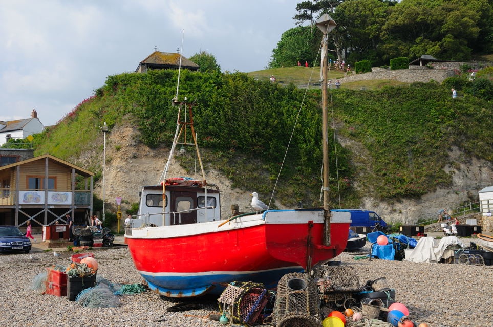 Beer Fishing Boat on the Beach - Bay